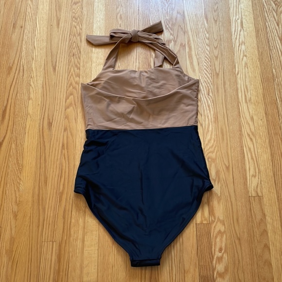 NWOT one-piece halter swimsuit - Picture 2 of 5